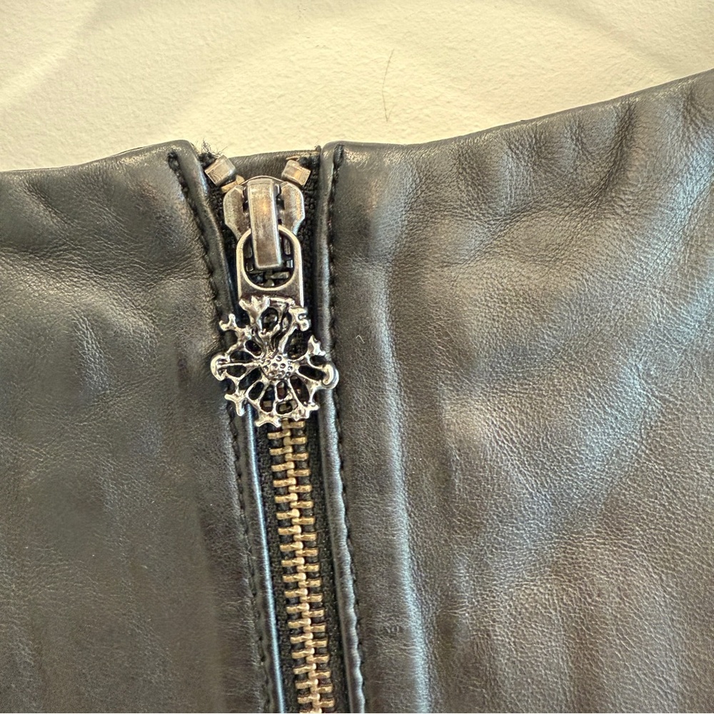 Maison Scotch Leather blouse - Picture 4 of 8